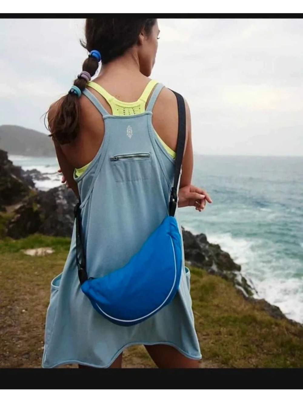 Free People Movement Bulls Eye Sling Bag **Mint color**
